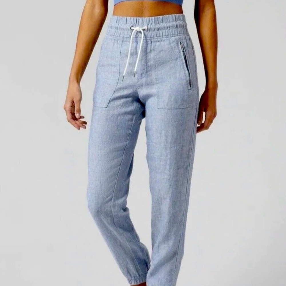 Athleta Cabo Linen Joggers (sz. 6) NWoutT